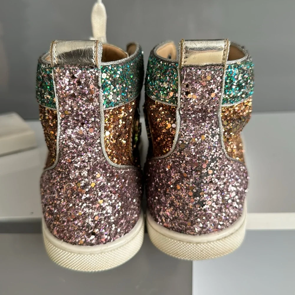 ✨Host Pick ✨Christian Louboutin Bip Bip Glitter Womens Orlato Flat - Picture 5 of 7
